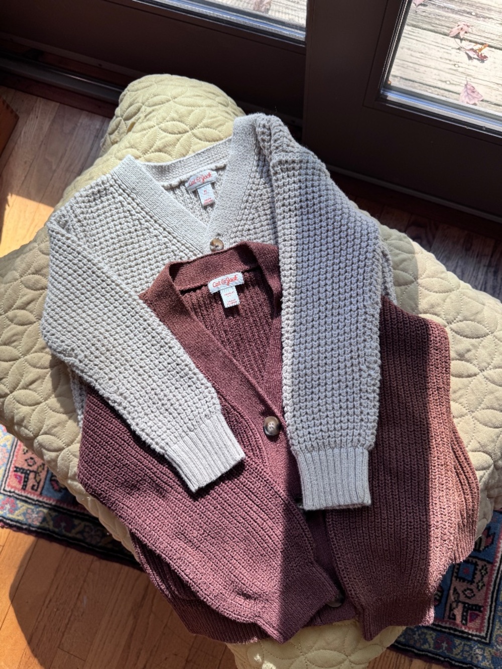 Car & Jack Unisex Cardigan (set of 2)